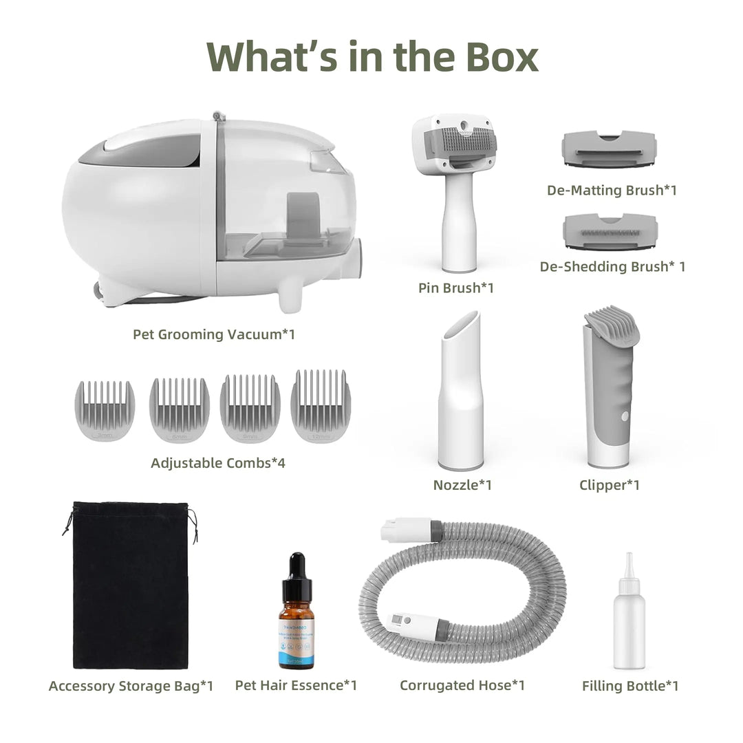 Aspirateur de toilettage pour animaux 6 en 1