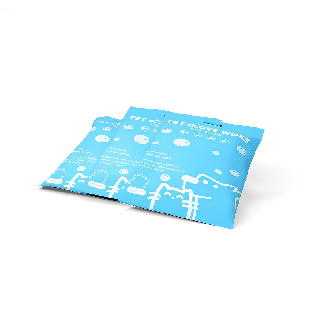 Disposable Pet Grooming Glove Wipes