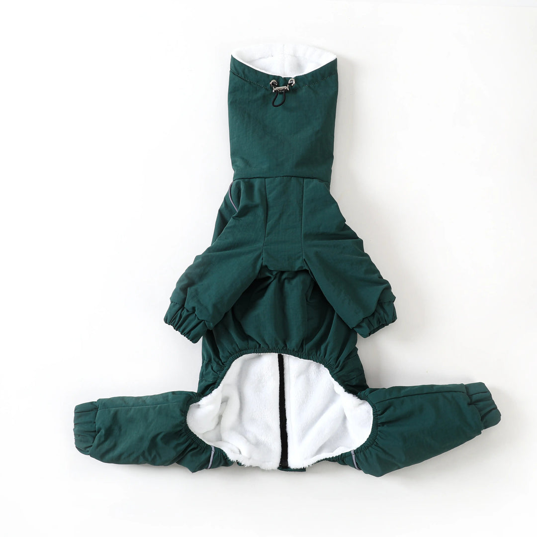 GoFurly Arctic Shield Parka - Waterproof 4-Leg Winter Coat for Large Dogs