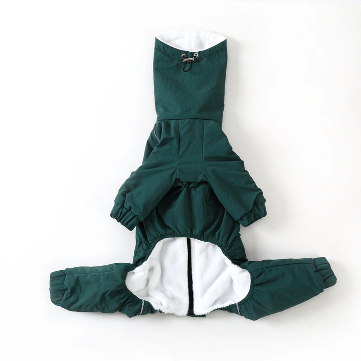 GoFurly Arctic Shield Parka - Waterproof 4-Leg Winter Coat for Large Dogs