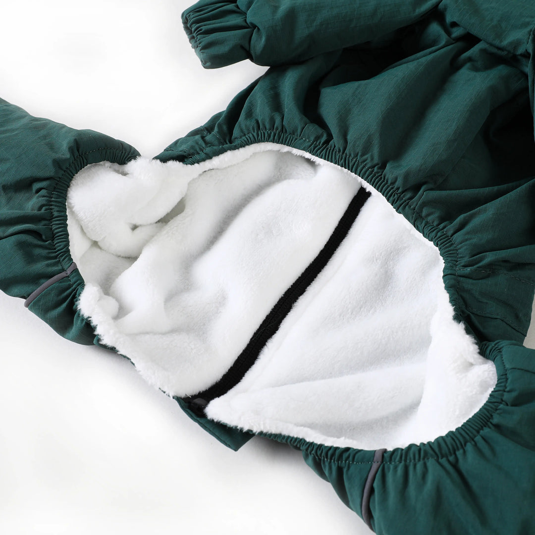 GoFurly Arctic Shield Parka - Waterproof 4-Leg Winter Coat for Large Dogs