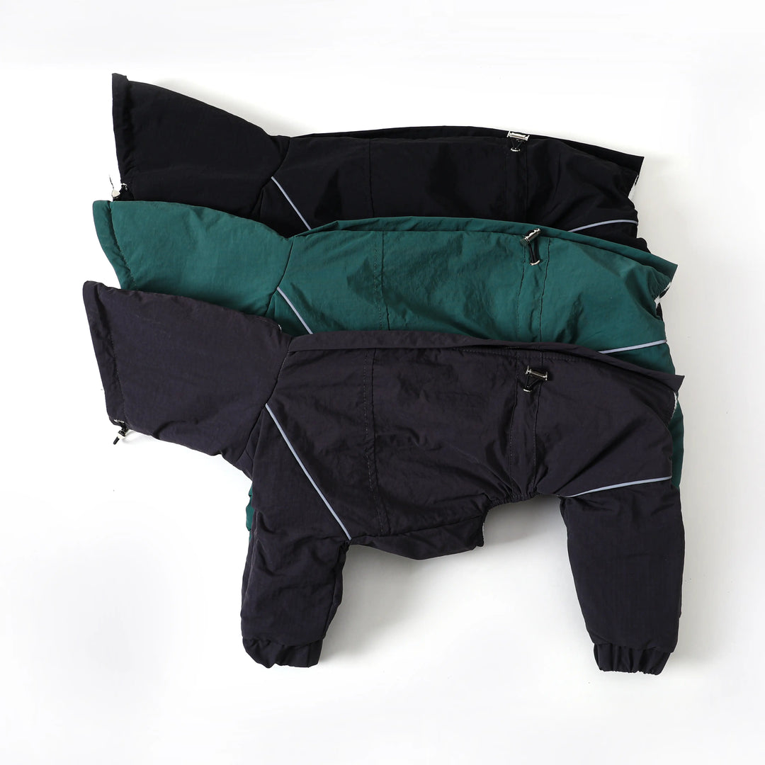 GoFurly Arctic Shield Parka - Waterproof 4-Leg Winter Coat for Large Dogs