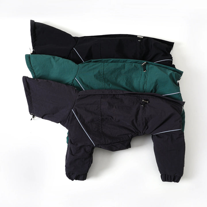 GoFurly Arctic Shield Parka - Waterproof 4-Leg Winter Coat for Large Dogs