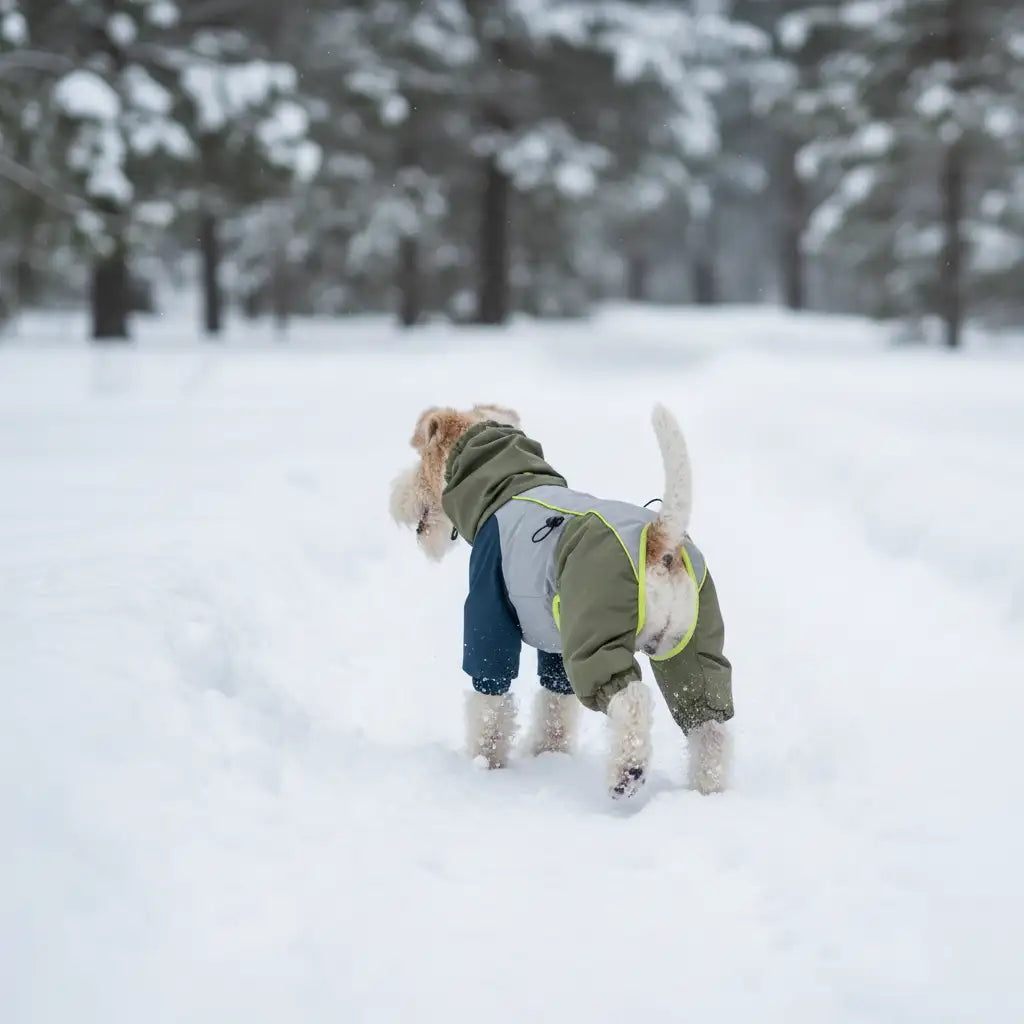 GoFurly Premium Winter Dog Parka | Cold Weather Protection