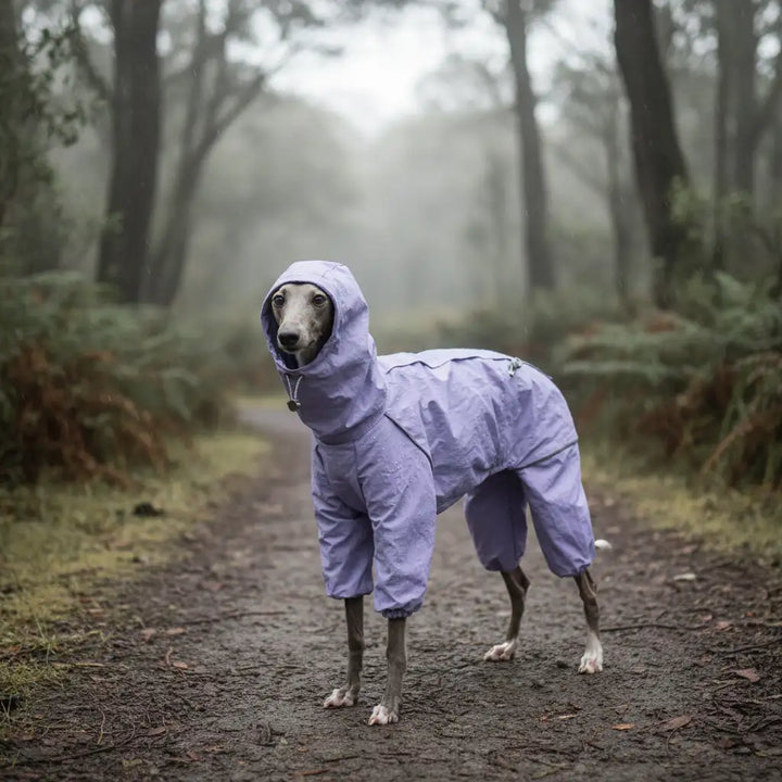 GoFurly Dog Raincoat Waterproof Adjustable High-Neck