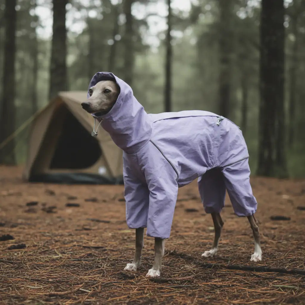 GoFurly Dog Raincoat Waterproof Adjustable High-Neck