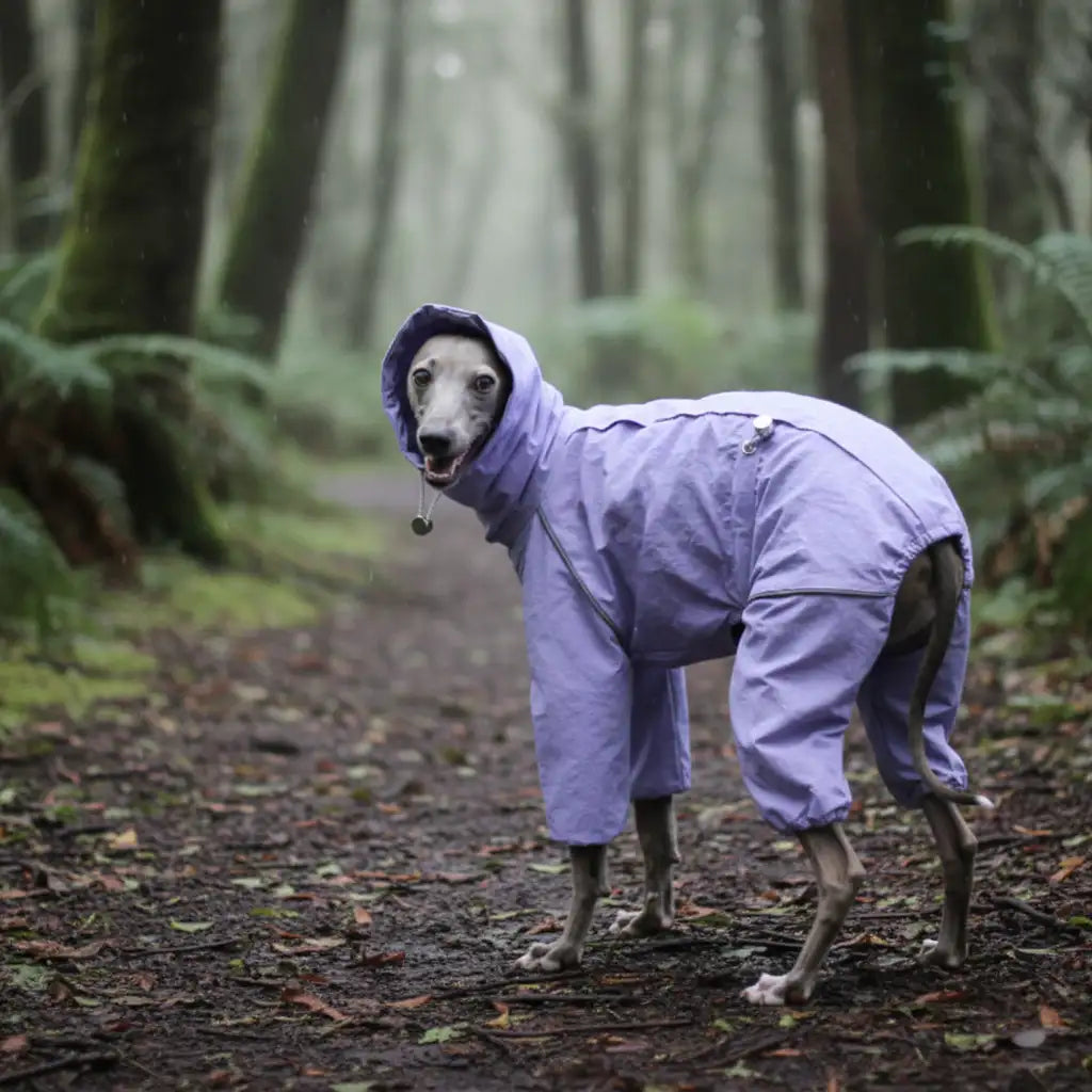 GoFurly Dog Raincoat Waterproof Adjustable High-Neck